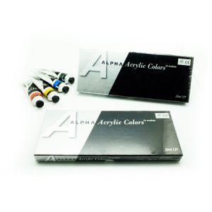 ALPHA Acrylic Color Silver srs 20ml x 13 colors ALPHA13 (#A017)