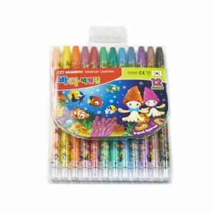 MUNGYO Crayons - Twist Crayons 12's MTC12 (#A080)